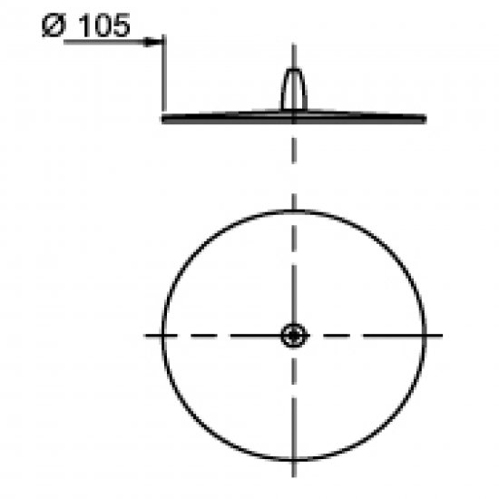 Пробка Wirquin Фрисби универсальная 4