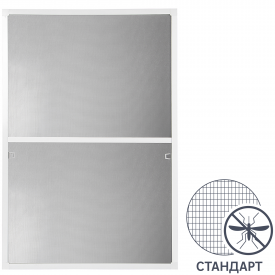 Рамочная москитная сетка Artens для окна 150x75 см белый профиль (комплект для сборки)