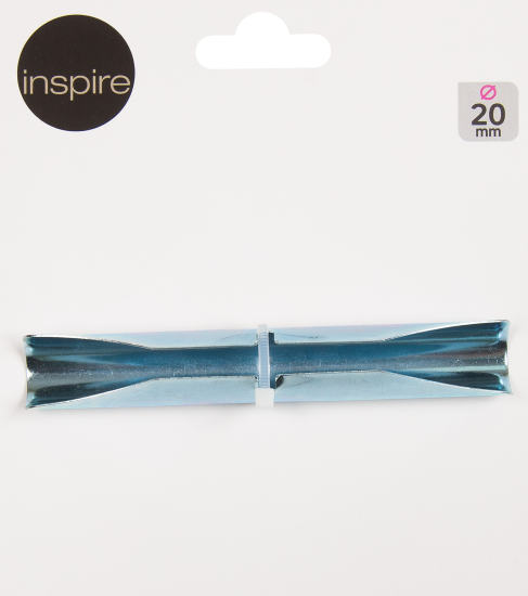 Соединитель для карниза Inspire d20 мм цвет сталь