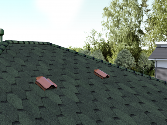 Аэратор КТВ Технониколь для гибкой черепицы цвет коричневый