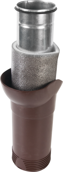 Вентиляционный выход изолированный Технониколь D125/160 коричневый