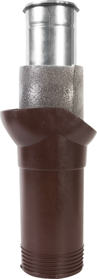 Вентиляционный выход изолированный Технониколь D125/160 коричневый