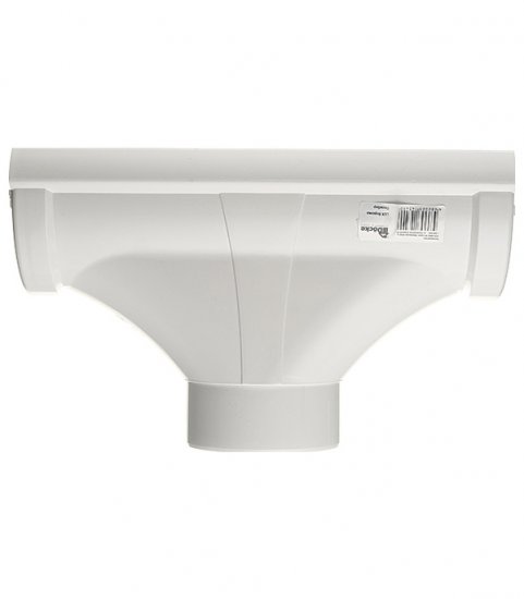 Воронка желоба Docke Lux пластиковая d140-100 мм пломбир RAL 9003