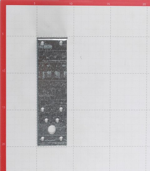 Уголок крепежный оцинкованный 40х140х40х2 мм