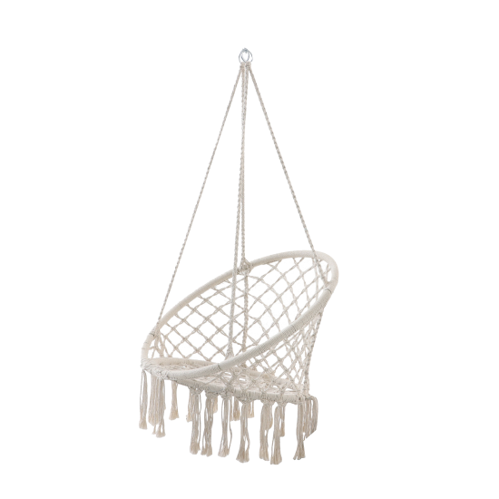 Гамак-кресло с бахромой 81x131 см хлопок (без опоры)