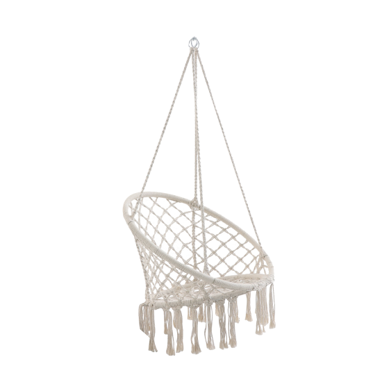 Гамак-кресло с бахромой 81x131 см хлопок (без опоры)