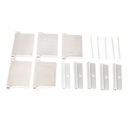 Ламели для вертикальных жалюзи 180 см  Аврора белые (5 шт.)