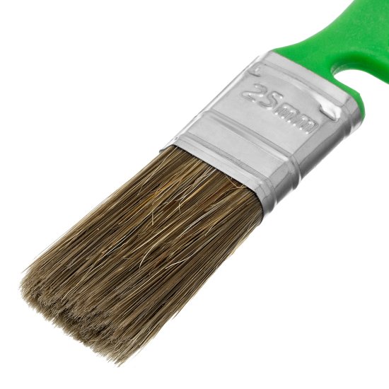 Кисть плоская для лаков и антисептиков 25 мм Matrix синтетическая щетина