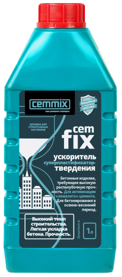 Ускоритель твердения Cemmix CemFix 1 л