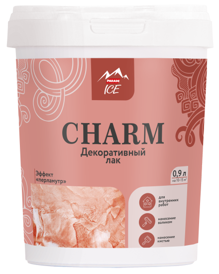 Лак декоративный Parade Ice «Charm» 0.9 л цвет жемчуг