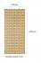 Листовая панель МДФ Кирпич жёлтый обожжённый 2440x1220x4 мм 2.98 м2