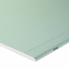 Гипсокартон влагостойкий 12.5 мм Knauf 1500x600 0.9 м²