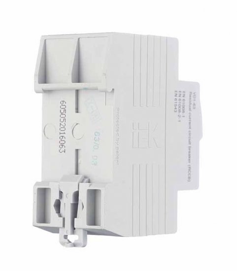 УЗО IEK Karat ВД1-63 63А 1P+N тип AC 30 мА 4,5 кА (MDV10-2-063-030)