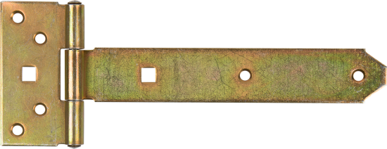 Петля воротная T-образная оцинкованная 192/45x90/34 мм