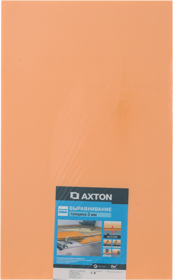 Подложка Axton XPS 3 мм 6 м²