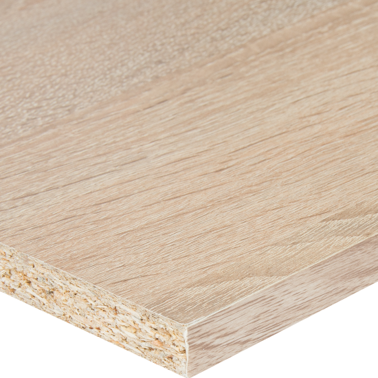 Деталь мебельная 2700x500x16 мм ЛДСП цвет дуб сонома кромка с длинных сторон