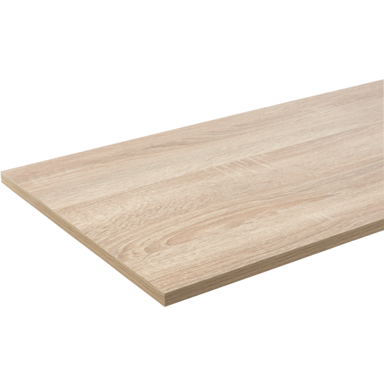 Деталь мебельная 2700x400x16 мм ЛДСП цвет дуб сонома кромка с длинных сторон