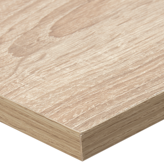 Деталь мебельная 2700x400x16 мм ЛДСП цвет дуб сонома кромка с длинных сторон