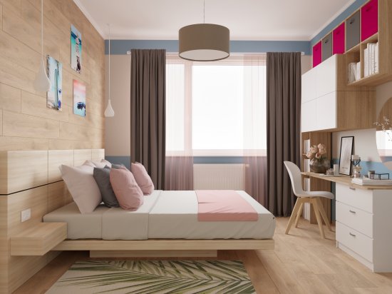 Деталь мебельная 2700x400x16 мм ЛДСП цвет дуб сонома кромка с длинных сторон