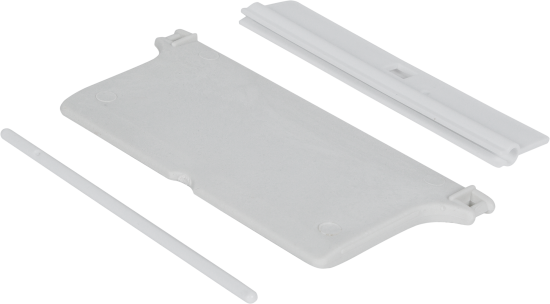 Держатель ламелей для вертикальных жалюзи с нижним грузом 89 мм