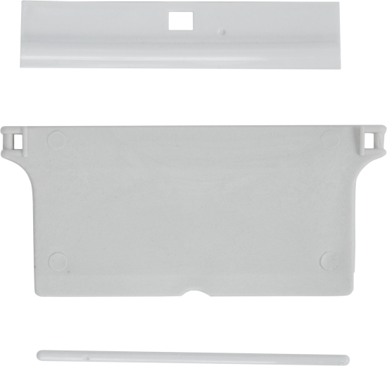 Держатель ламелей для вертикальных жалюзи с нижним грузом 89 мм