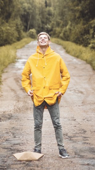 Дождевик RY-3105-M цвет желтый размер М