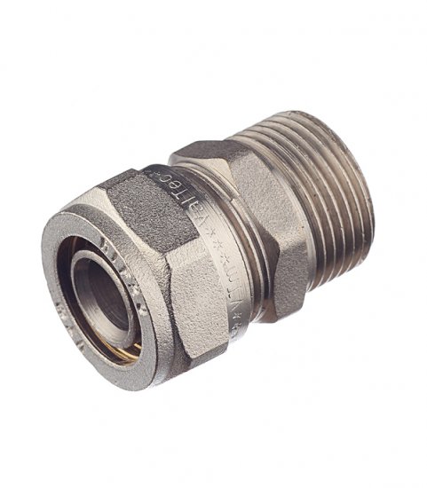 Соединитель прямой VALTEC (VTm.301.N.002005) 20 обж(ц) х 3/4 НР(ш)