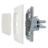 Выключатель одноклавишный - Legrand Etika - 10А 250В безвинтовые зажимы - слоновая кость