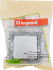 Переключатель одноклавишный с подсветкой/индикацией - Legrand Etika - 10А 250В безвинтовые зажимы - алюминий