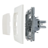 Переключатель одноклавишный - Legrand Etika - 10А 250В безвинтовые зажимы - слоновая кость