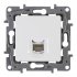 Розетка компьютерная RJ45 категория 5e UTP - Legrand Etika - белый
