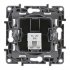 Розетка компьютерная RJ45 категория 5e UTP - Legrand Etika - белый