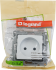 Розетка без заземления - Legrand Etika - со шторками 16А 250В винтовые зажимы - алюминий