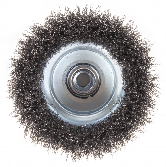 Щетка для УШМ чашечная Dexter 125 мм металлическая