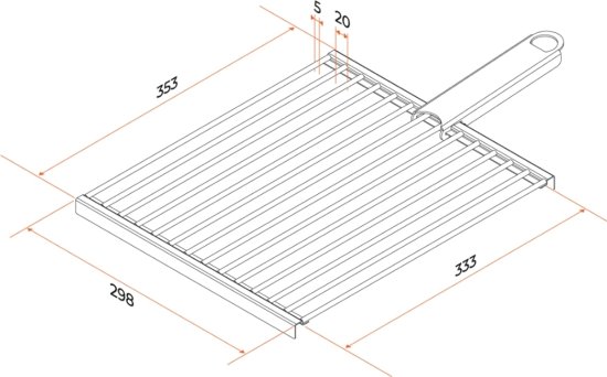 Решётка барбекю универсальная