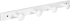 Вешалка настенная 52.5x4.6x6.7 см 4 крючка цвет сосна белая