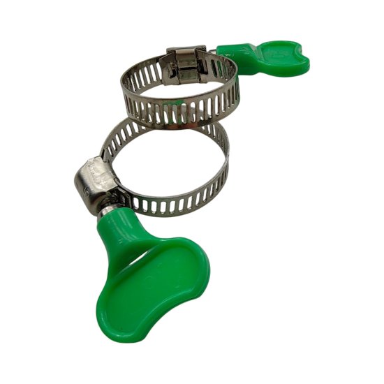 Хомуты для шланга BOUTTE Бабочка 12 мм, 2 шт.