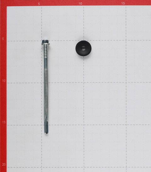 Саморезы для фасадных сэндвич-панелей оцинкованные 105x6.3 (50 шт.)