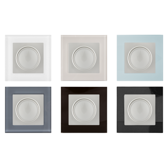 Диммер встраиваемый Werkel 600 Вт цвет серебряный