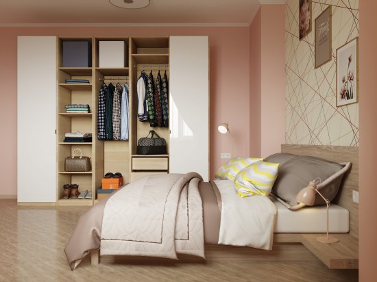 Плечики универсальные 42 см пластик цвет чёрный