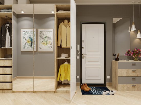 Плечики универсальные 42 см пластик цвет белый