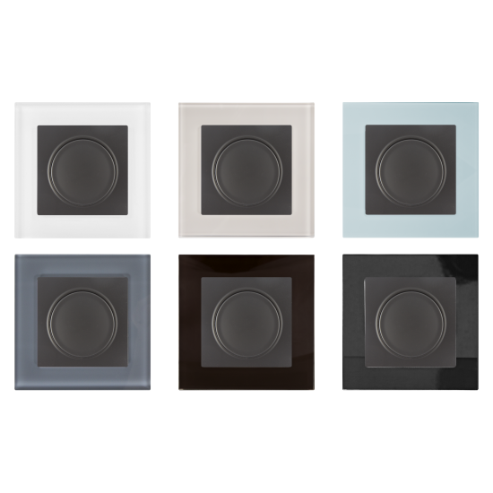 Диммер встраиваемый Werkel 600 Вт цвет черный