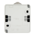 Переключатель накладной влагозащищенный Systeme Electric Этюд 1 клавиша IP44, цвет серый