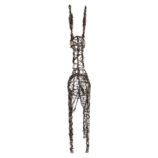 Светящаяся электрическая фигура фигура «Олень» 160 LED ламп, 98 см, коричневый цвет, для улицы