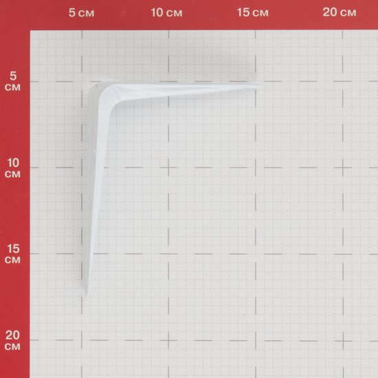 Консоль 100x125 мм белая