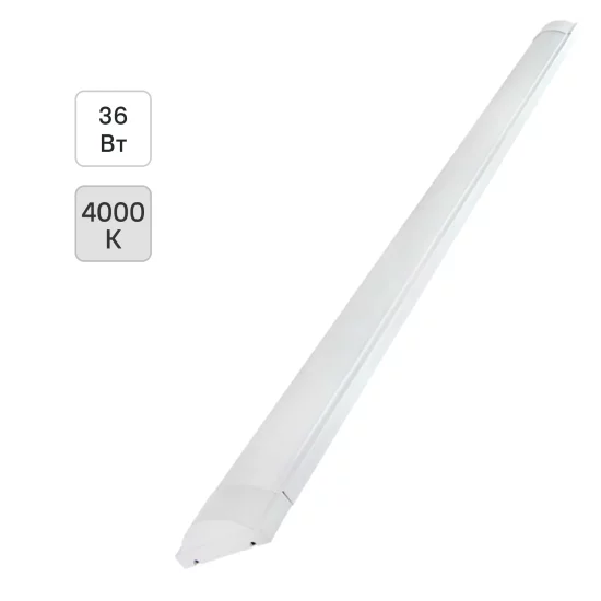 Светильник линейный светодиодный TDM Electric ДПО 3017 36 Вт 1200 мм 4000 К IP20 нейтральный белый свет