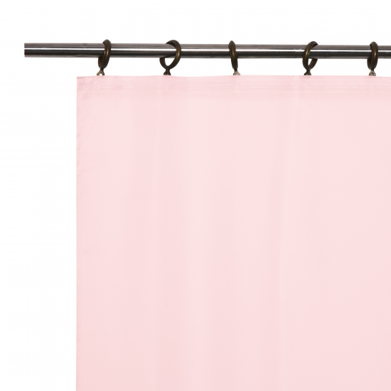 Тюль на ленте Inspire Polyone Kiss 300x280 см цвет розовый