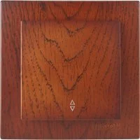 Одноклавишный выключатель Nilson TOURAN WOOD