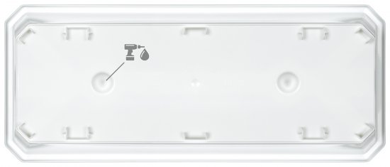 Ящик балконный Idi Land 40x17x15 см v7 л пластик белый