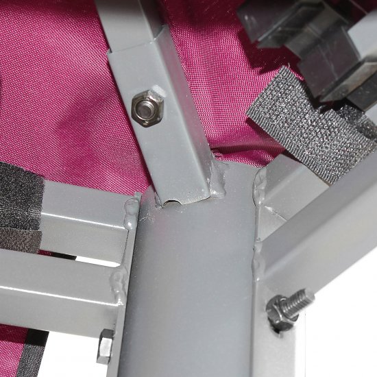 Шатер садовый Naterial Арени 3.5x3.5x2.7 м сталь фуксия